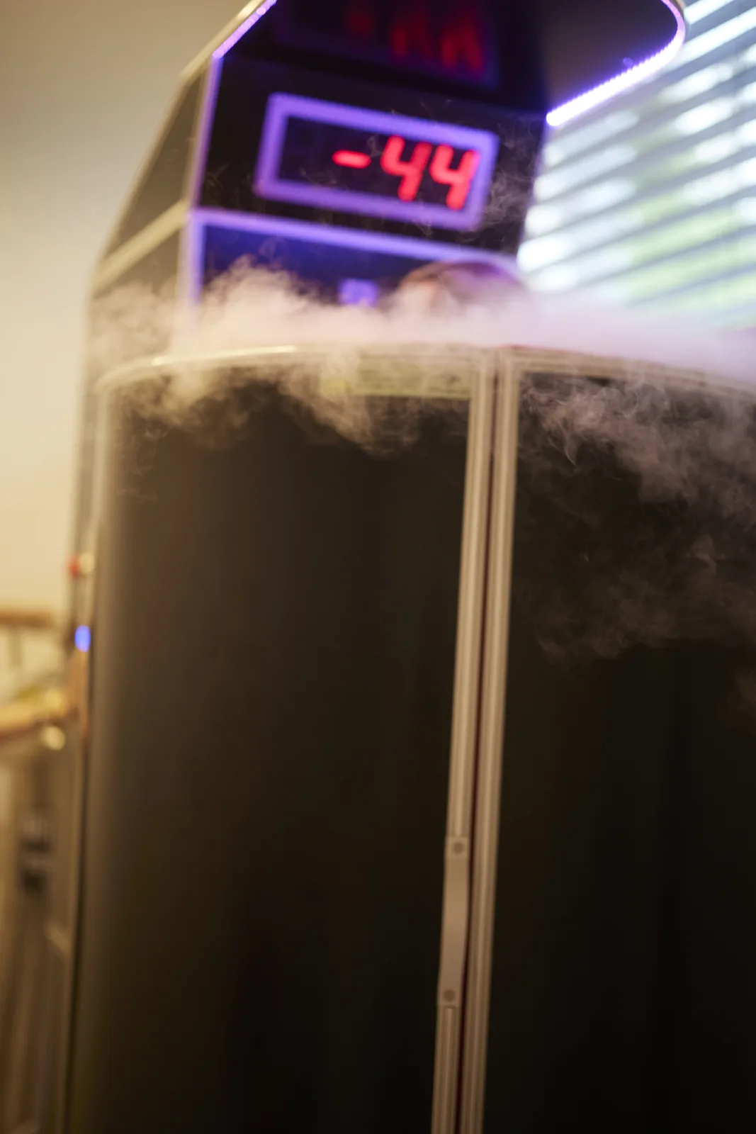KRYO Eissauna bei minus 44 Grad im Biokinetics Zentrum St. Gallen