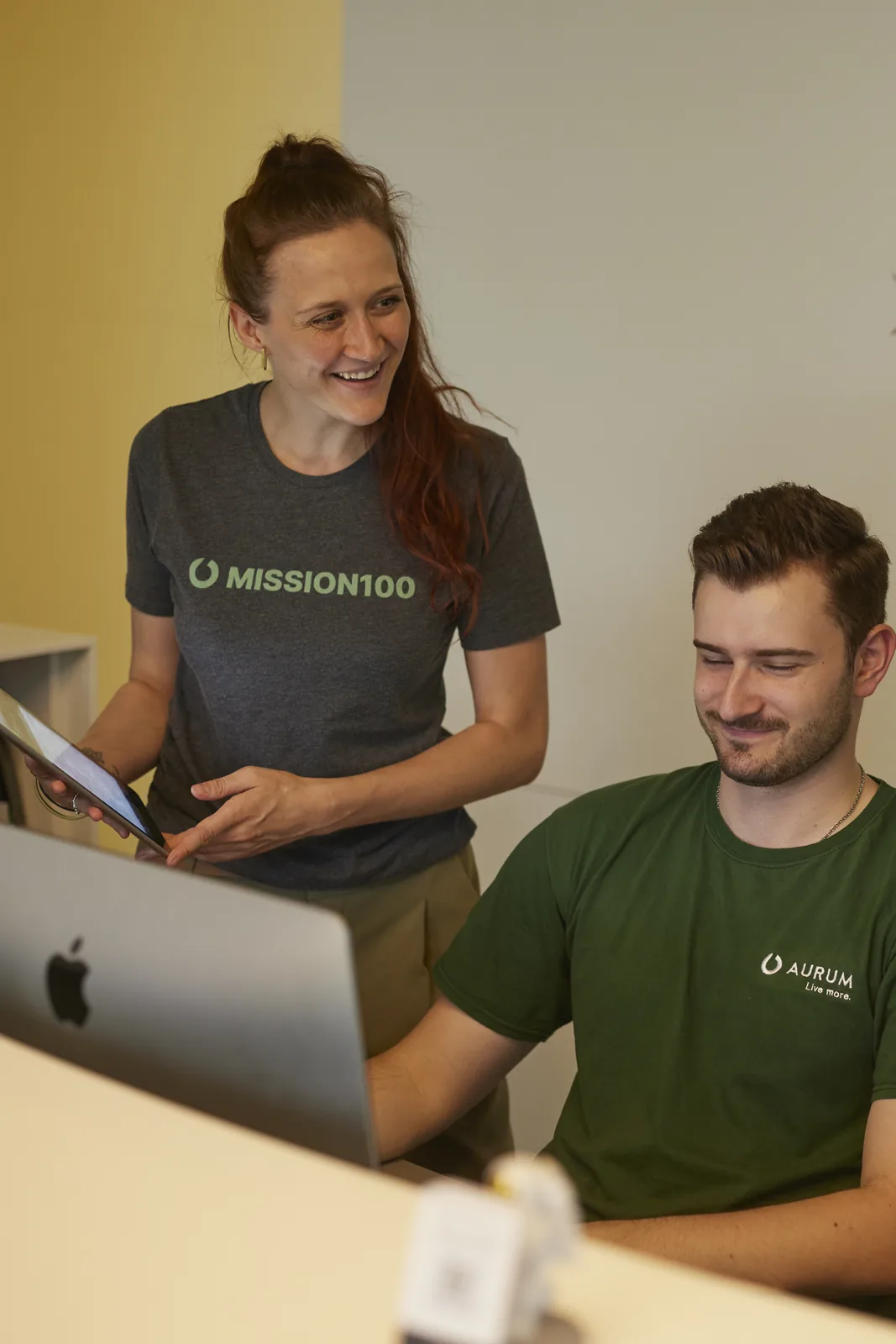 Das Team von Biokinetics bei der Arbeit